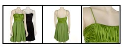 Maggy Boutique Spaghetti Strap Rolled Hem Dress