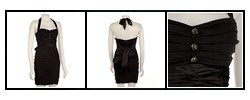 Betsey Johnson After Eight Halter Evening Dress