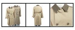 Joseph Abboud Men's Belted Trenchcoat
