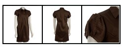 Taylor Women's Stretch Cotton Poplin Shirt Dress