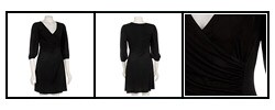 Laundry by Design Women's Matte Jersey Wrap Dress