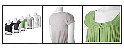 Adi Designs Ci Sono Cap Sleeve Baby Doll Sweater