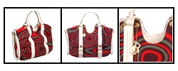 Rampage Abstract Printed Canvas Tote Bag