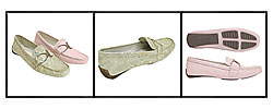 Anne Klein Women's Pebble Grain Leather Loafers