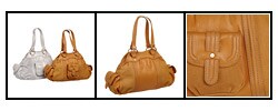 Sondra Roberts Large Leather Tote