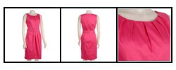 Julian Taylor Women's Fuchsia Belted Sheath Dress