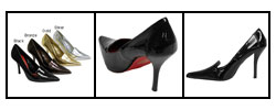 Liliana by Adi Patent Pointed Toe Pumps