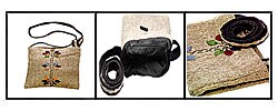 Bordado Handmade Large Grey Handbag (Guatemala)