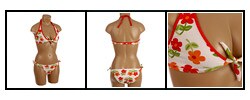 Poko Pano Women's Summer Bouquet Hlater Bikini