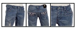 Antik Denim Five-pocket Western Bootcut Jeans
