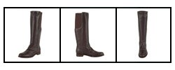 D & G Women's Pebbled Leather Knee Boots