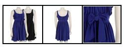 Essentials by A.B.S Matte Jersey Side Bow Dress