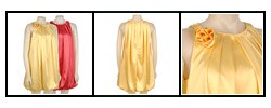 Essentials by A.B.S Rosette Dress