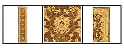 Old World Hand-spun Brown/ Tan Wool Rug (2'3 x 12')