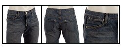 PaperDenim&Cloth Men's Low-rise Straight-leg Jeans