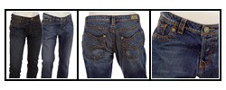 Indian Rock Culture Men's Straight Leg Denim Jeans