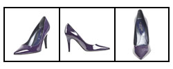 Sergio Rossi Women's Purple Patent Leather Pumps