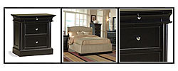 Leann Black Nightstand