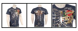 Ed Hardy 'Love Kills Slowly' Skeleton T-shirt