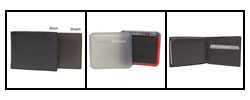 Perry Ellis Men's Genuine Leather Bi-fold Wallet