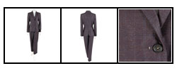 Via Spiga Women's Blazer and Cuff Pant Suit