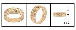 Black Hills Gold Diamond Ring