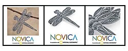 'Filigree Dragonfly' Brooch (Peru)