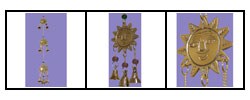 Handcrafted Three Suns Wind Chime (India)