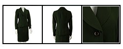 John Meyer Women's Spruce Shawl Collar Skirt Suit