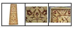 Afghan Vegetable-dyed Ivory/ Gold Rug (2'9 x 9'5)