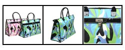 Murval Parisian Tote with Vinyl Accent