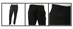 Perry Ellis Men's Alternating Pinstripe Pants