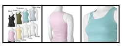 Hurley Junior's Fitted Ribbed Tank Tops
