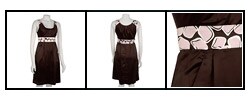 Max & Cleo Women's Sleeveless Charmeuse Dress