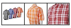 Empire Big Land Men's Short-sleeve Plaid Shirt