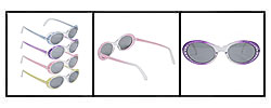 Adi Kids Girl's Oval UV Protection Sunglasses