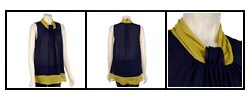 Sugar Lips Women's Sleeveless Knot Shirt