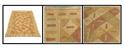 Afghan Soumak Hand-knotted Beige Rug (6'9 x 9'7)