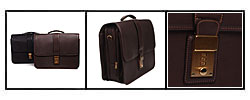 Atlas Zippered Flap-over Computer Bag
