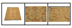 Afghan Soumak Hand-knotted Camel Rug (5 x 6'1)
