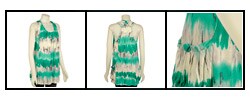 Romeo & Juliet Women's Tie-dye Racerback Shirt