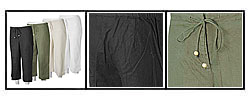 Liz Claiborne Essentials Women's Linen Capris