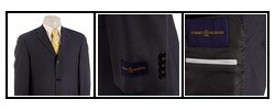 Tommy Hilfiger Men's Slate Blue Wool Suit