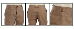 Ben Sherman Men's Checkered Trouser