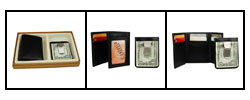 Castello Men's Tri-fold Wallet with Money Clip