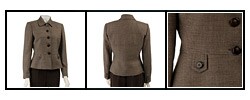 Tahari ASL Women's 2-piece Birds-eye Wool Pant Suit