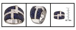 Encore by Le Vian 14k Gold Sapphire and Diamond Ring (H-I, SI2-SI3)