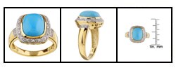 Encore by Le Vian 14k Yellow Gold Turquoise Ring