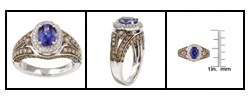 Encore by Le Vian 14k White Gold Tanzanite Ring