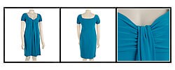 Evan Picone Turquoise Babydoll Dress